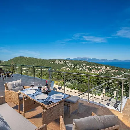Private Gelia, With Panoramic 180 Degrees Sea View! Vila *