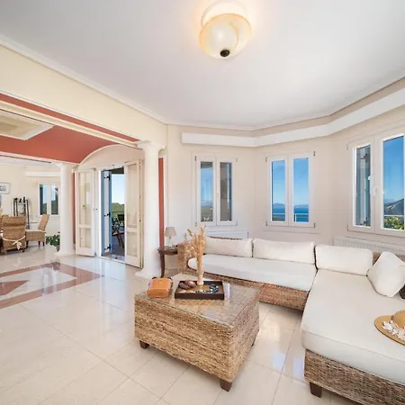 Private Gelia, With Panoramic 180 Degrees Sea View! Fiskardo