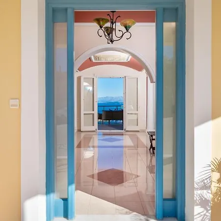 Villa Private Gelia, With Panoramic 180 Degrees Sea View!