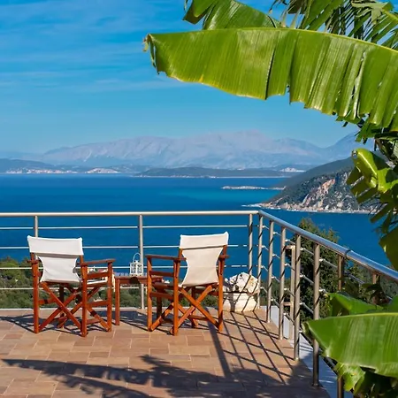 Private Gelia, With Panoramic 180 Degrees Sea View! Fiskardo