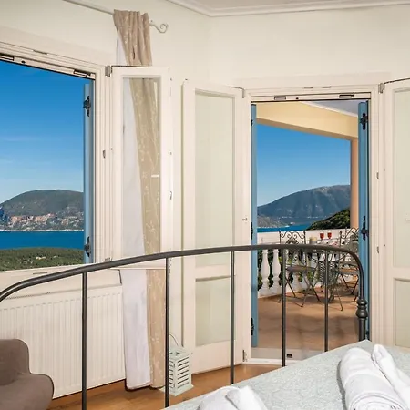 Villa Private Gelia, With Panoramic 180 Degrees Sea View!