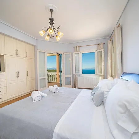 Villa Private Gelia, With Panoramic 180 Degrees Sea View!