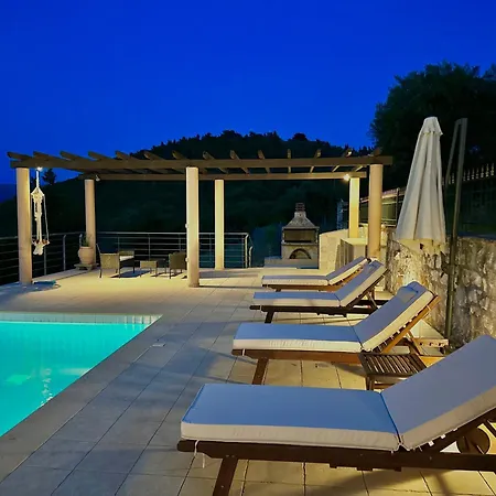 Villa Private Gelia, With Panoramic 180 Degrees Sea View! Fiskardo